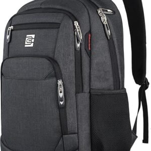 Volher Laptop Backpack,Business Travel Anti Theft Slim Durable Laptops Backpack,Water Resistant College Computer Bag for Women & Men Fits 15.6 Inch Laptop and Notebook - Black