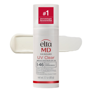 EltaMD UV Clear Sunscreen SPF for acne-prone and sensitive skin lightweight oil free formula