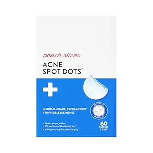 Acne Spot Dots (60 ct) - Hydrocolloid Pimple Patches for Face - Absorb Gunk, Protect Picking & Support Healing - 3 Sizes (7, 10, & 12mm) - Vegan, Cruelty Free, Korean Skin Care & Beauty