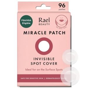 Pimple Patches, Miracle Invisible Spot Cover - Hydrocolloid Acne Pimple Patch, Absorbs Zits & Blemish, Korean Skin Care, 2 Sizes (96 Count)