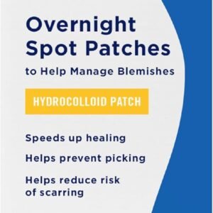 PanOxyl PM Overnight Spot Patches, Advanced Hydrocolloid Healing Technology, Fragrance Free, 40 Count Pack of 1