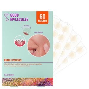 Pimple Patches for Face, 60 Pack ? Ultra-Thin Hydrocolloid Acne & Zit Patches, Invisible Under Makeup, Clinically Tested Acne Spot Treatment